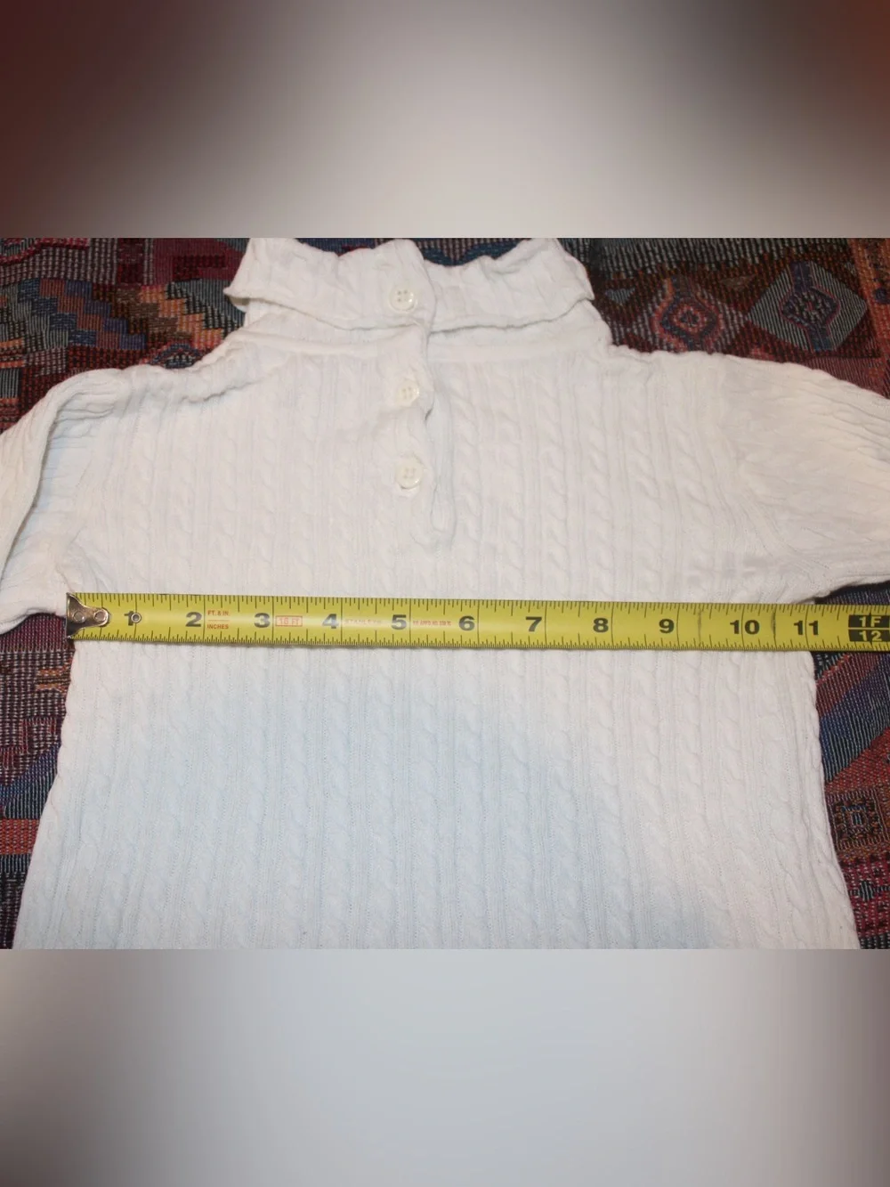 Gymboree Toddler Girls Cream White Cable Knit Sweater 2T